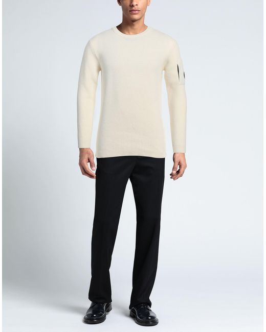 C P Company White Sweater for men