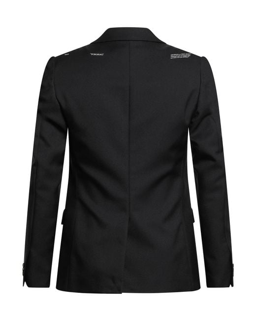 Off-White c/o Virgil Abloh Black Blazers for men