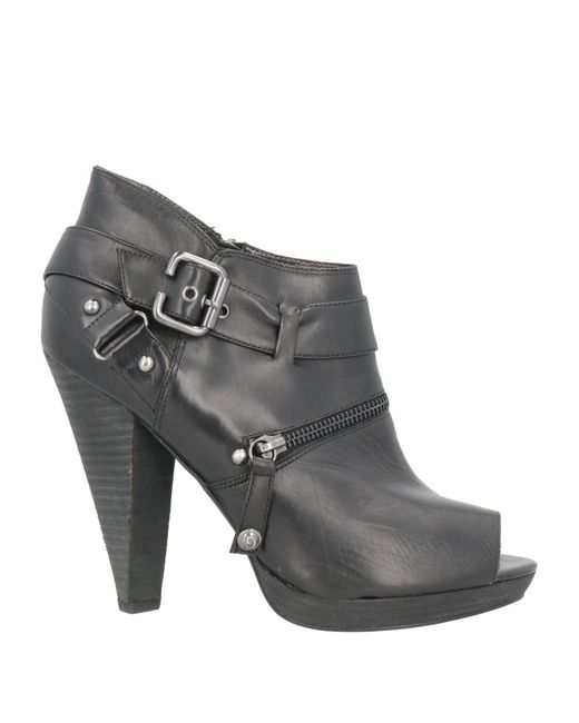 Guess Gray Ankle Boots