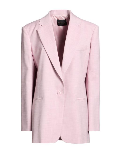 ANDAMANE Pink Blazer Polyester, Viscose, Elastane