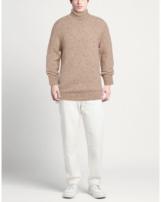 Oliver Lattughi Natural Turtlenecks for men