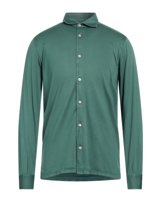 Fedeli Green Shirt for men