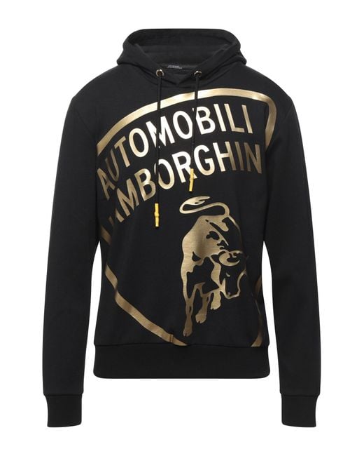 Automobili Lamborghini Black Sweatshirt for men