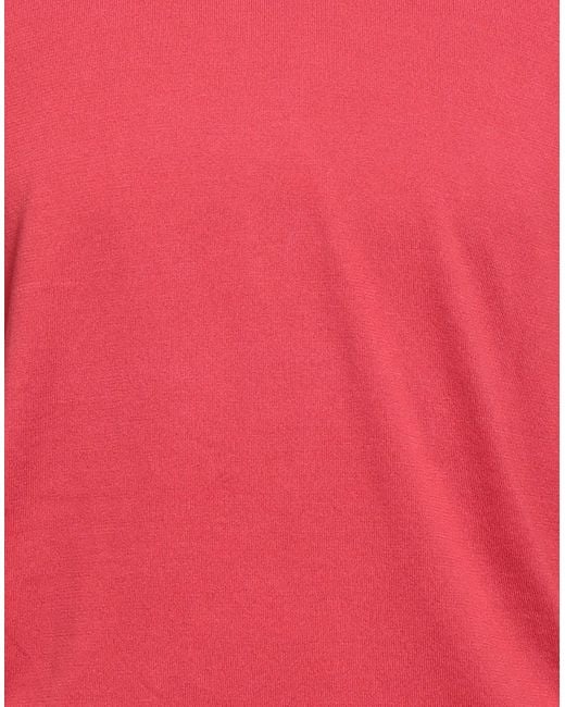 Fedeli Red Sweater Supima for men