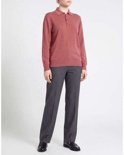 Canessa Red Sweater Cashmere