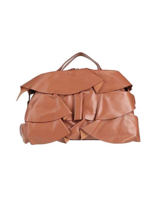 Borsa A Mano di Borbonese in Brown