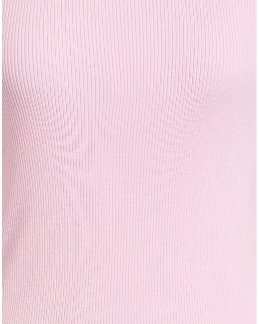 Burberry Pink Turtleneck Wool, Polyester