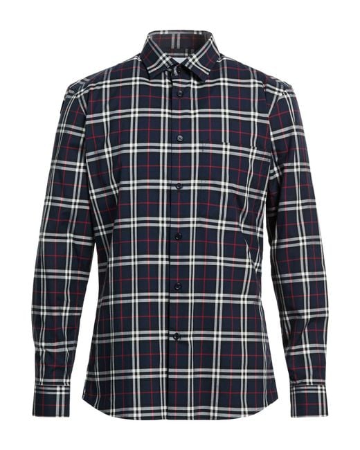 Burberry Blue Casual Shirts for men