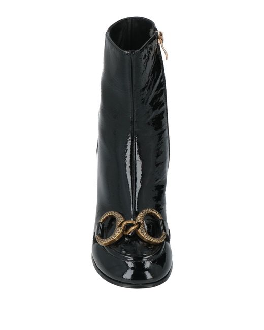 Jeannot Black Ankle Boots Leather