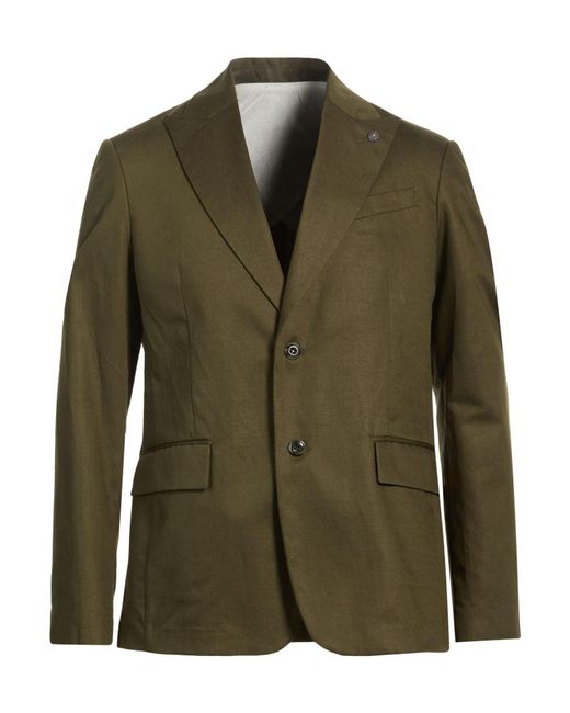 Officina 36 Green Blazer for men
