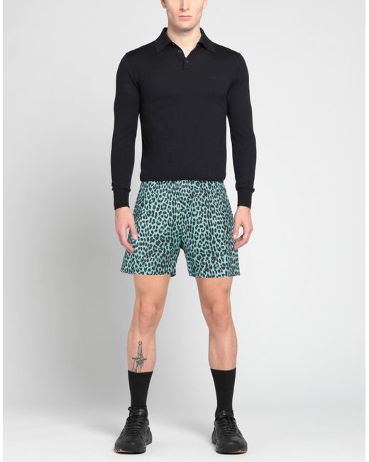 Laneus Green Shorts & Bermuda Shorts for men