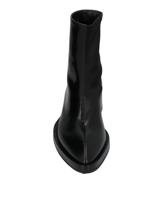 Jil Sander Black Ankle Boots