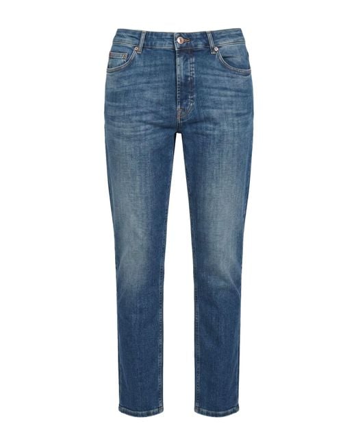 Department 5 Blue Jeans Cotton, Rubber for men