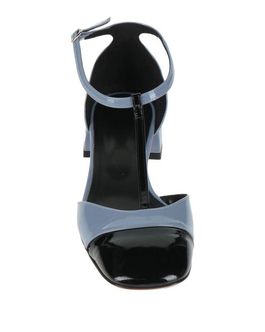 A.Bocca Blue Ballet Flats Leather