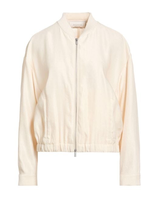 Peserico Natural Jacket Rayon, Linen, Cotton