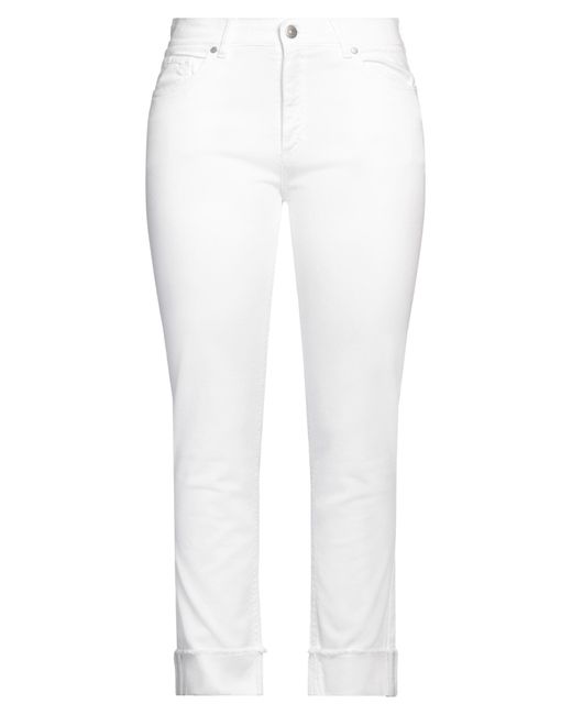 Panicale White Pants Cotton, Elastane