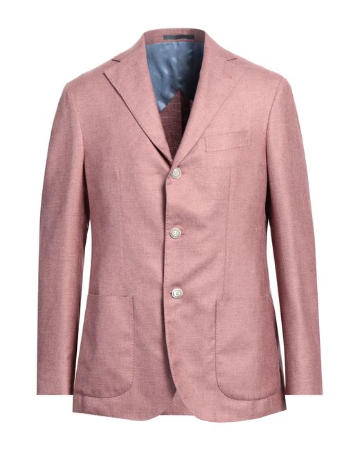 Barba Napoli Pink Blazer for men