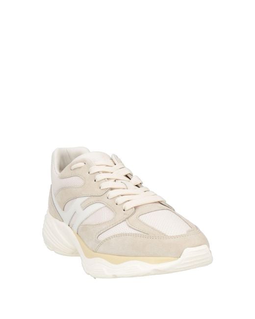 Hogan Natural Sneakers Leather for men
