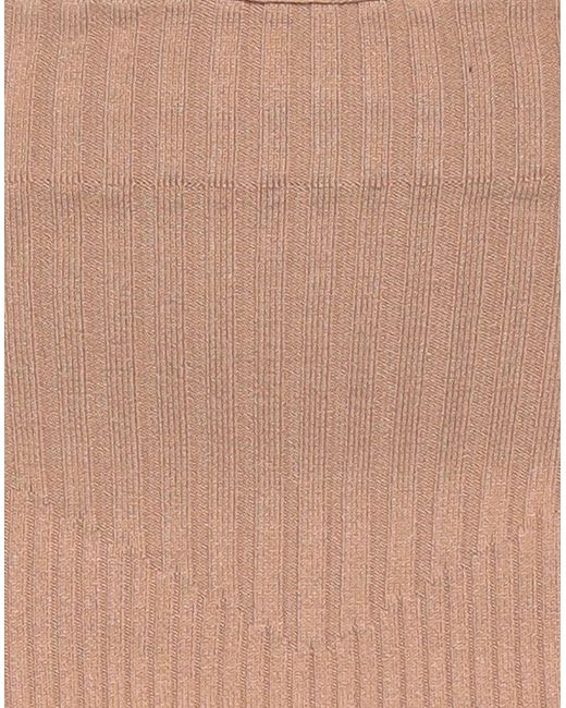 ANDREADAMO Natural Mini Skirt