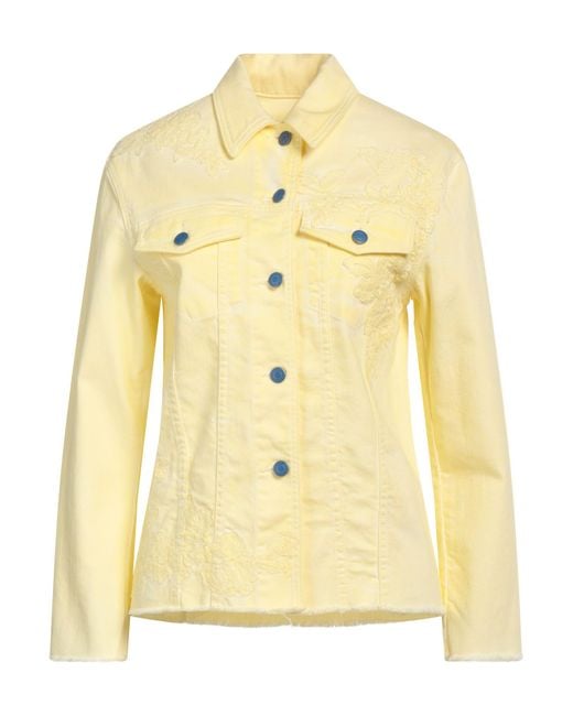 Ermanno Scervino Yellow Denim Outerwear