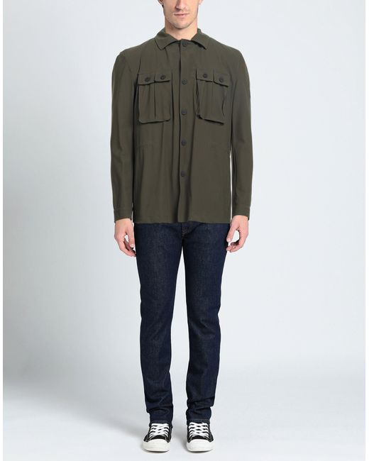 Havana & Co. Green Shirt Polyamide, Elastane for men