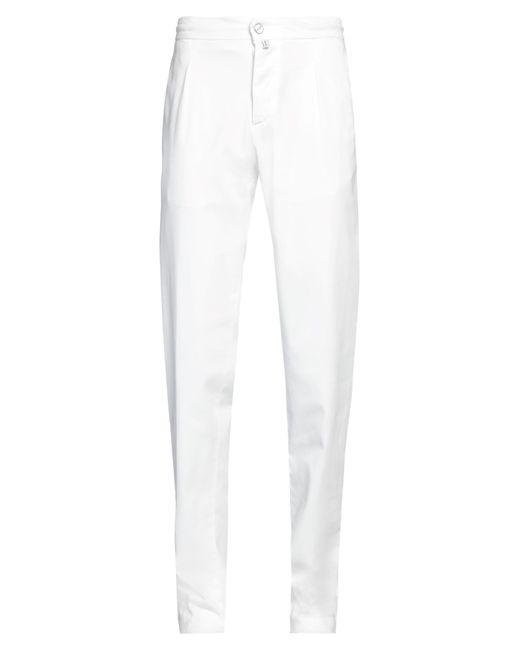 Kiton White Trouser for men