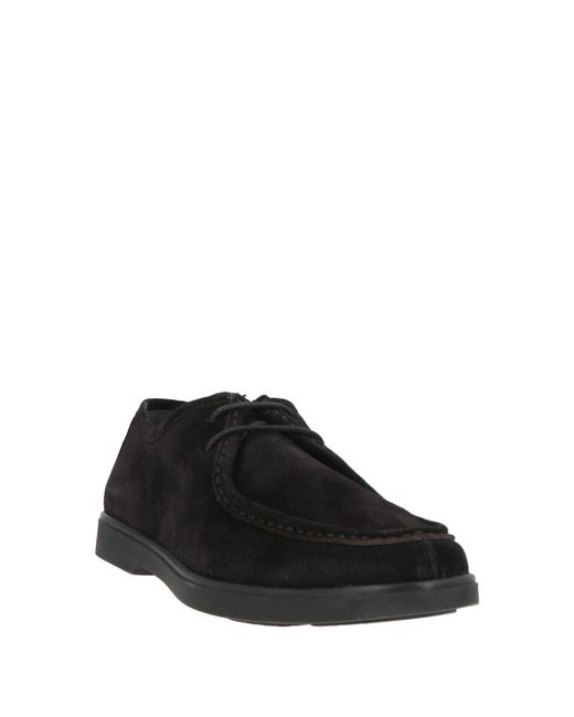 Cerruti 1881 Black Lace-Up Shoes Cow Leather for men