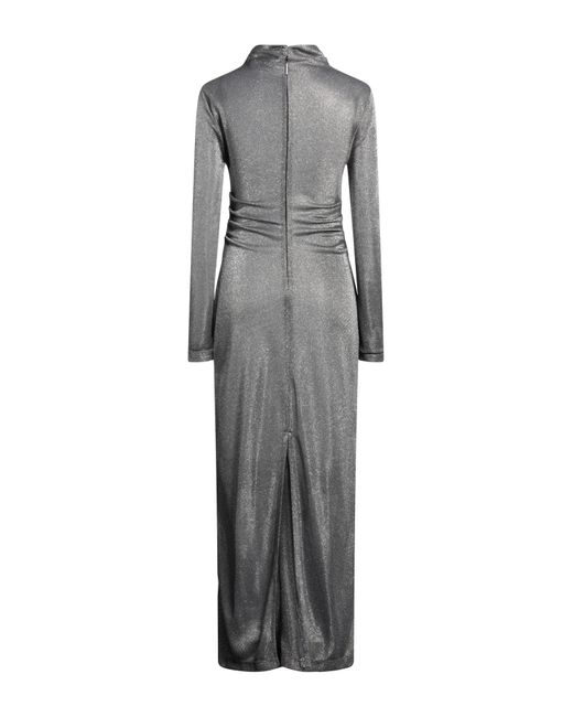 MSGM Gray Maxi Dress