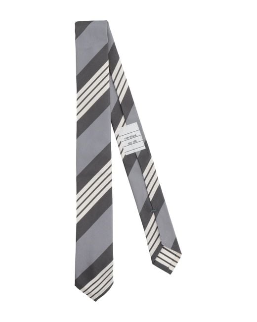 Cravatta E Papillon di Thom Browne in White da Uomo