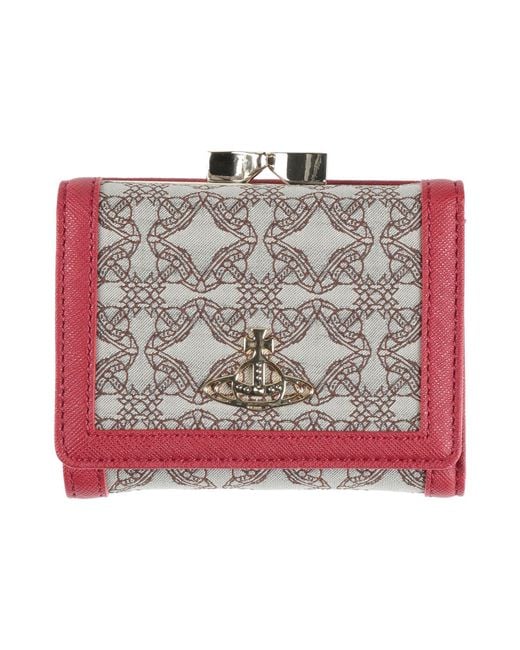 Vivienne Westwood Pink Wallet Textile Fibers