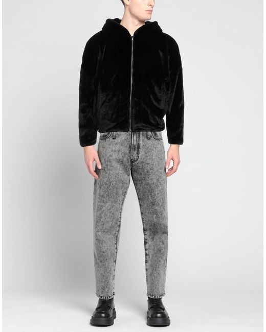 Random Identities Shearling- & Kunstfell in Black für Herren