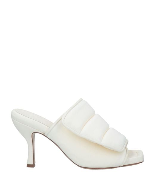 Gia Borghini White Sandals