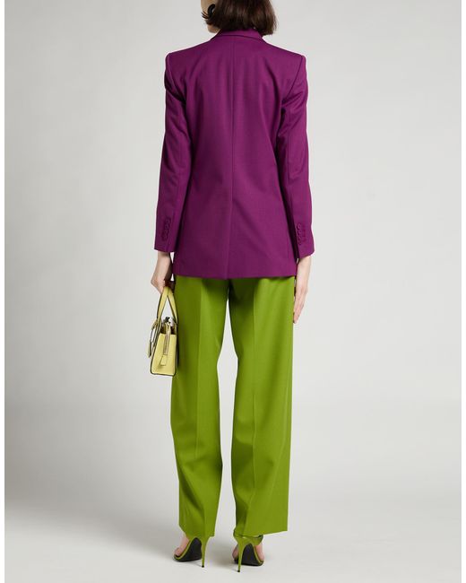 Lardini Purple Mauve Blazer Polyester, Wool, Elastane