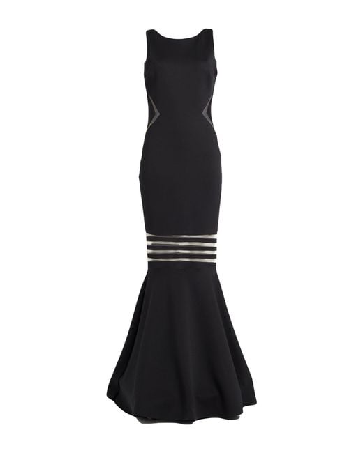 Forever Unique Black Maxi Dress Polyester