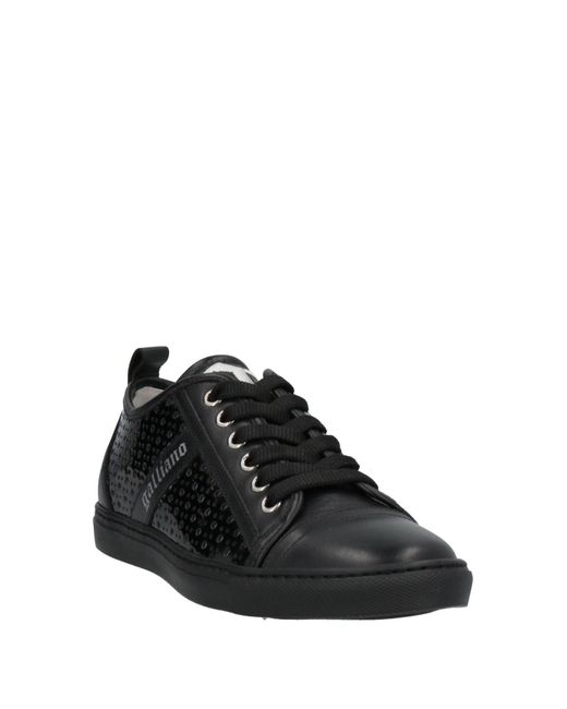 John Galliano Black Trainers