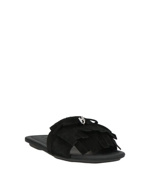 Hogan Black Sandals