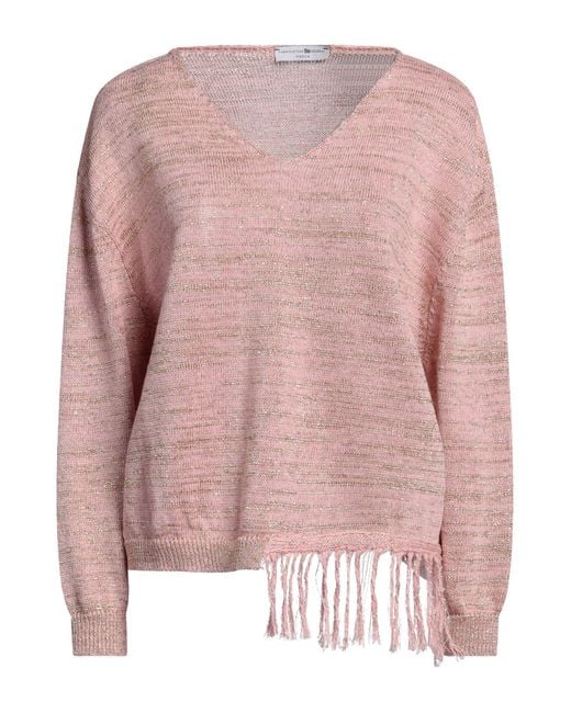 FABRICATION GÉNÉRAL Paris Pink Sweater Cotton, Acrylic