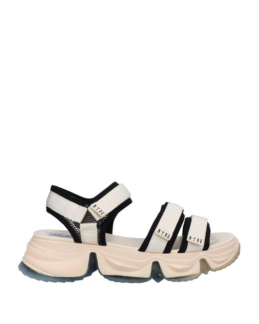 Steve Madden Rubber Sandals In Ivory White Lyst