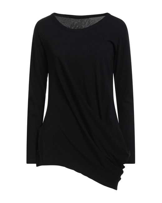 Yohji Yamamoto Black T-Shirt Cotton