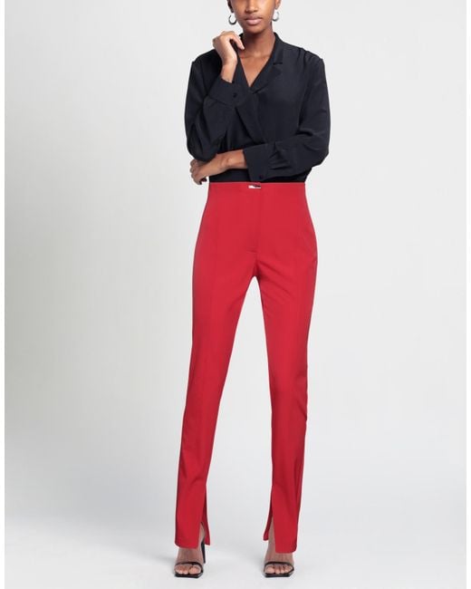 Patrizia Pepe Red Trouser