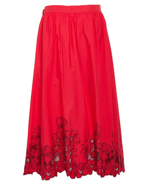 Sandro Red Shorts & Bermuda Shorts