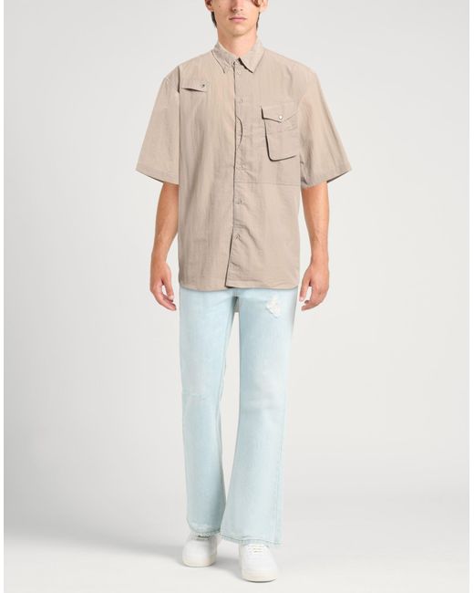 WOOD WOOD Natural Shirt Polyester for men