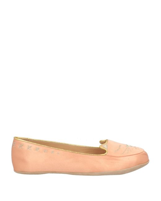 Charlotte Olympia Pink Ballet Flats
