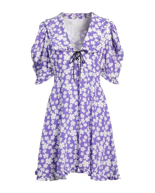 Miu Miu Purple Mini Dress