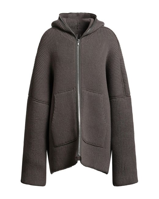 Rick Owens Black Cardigan Alpaca Wool, Polyamide, Wool, Elastane for men