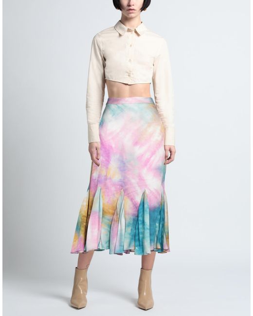 MARCIANO BY GUESS Pink Midi Skirt