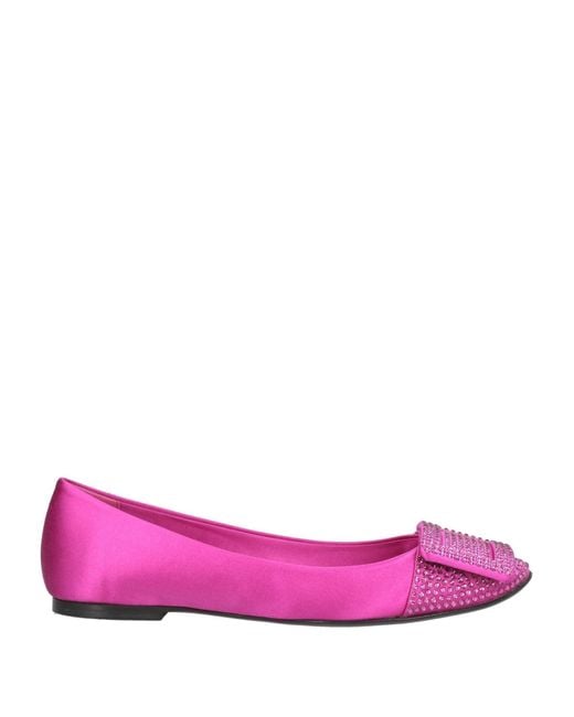 Roger Vivier Pink Ballet Flats