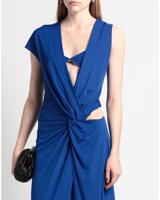 ALESSANDRO VIGILANTE Blue Maxi Dress