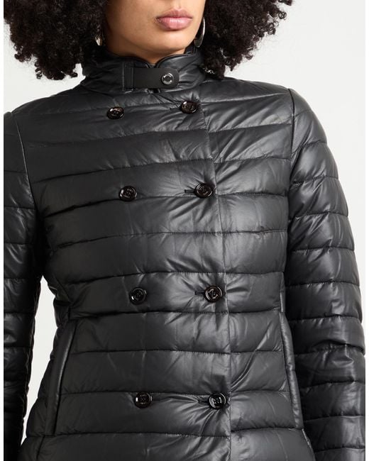 Moorer Black Puffer Leather