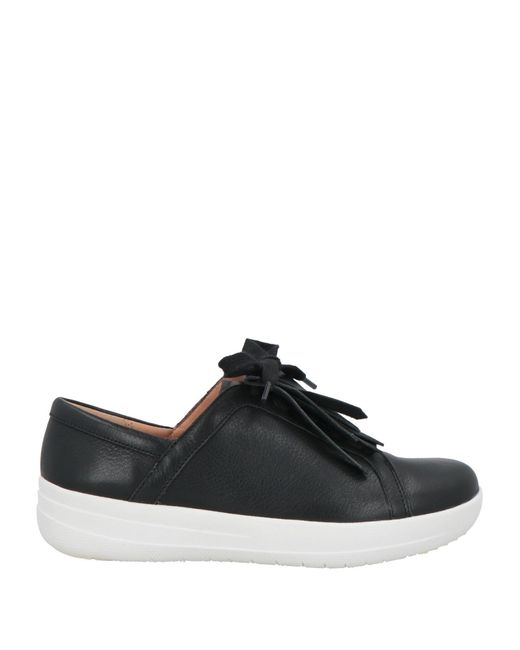 Fitflop Black Sneakers Leather
